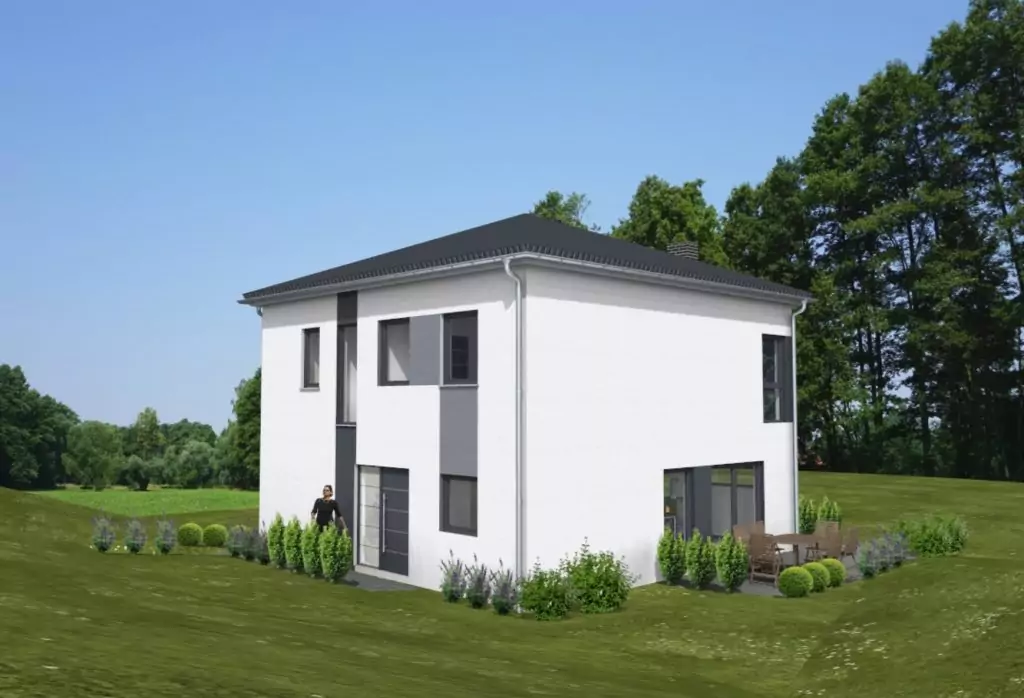 Einfamilienhaus Herrsching am Ammersee Haustür Garten